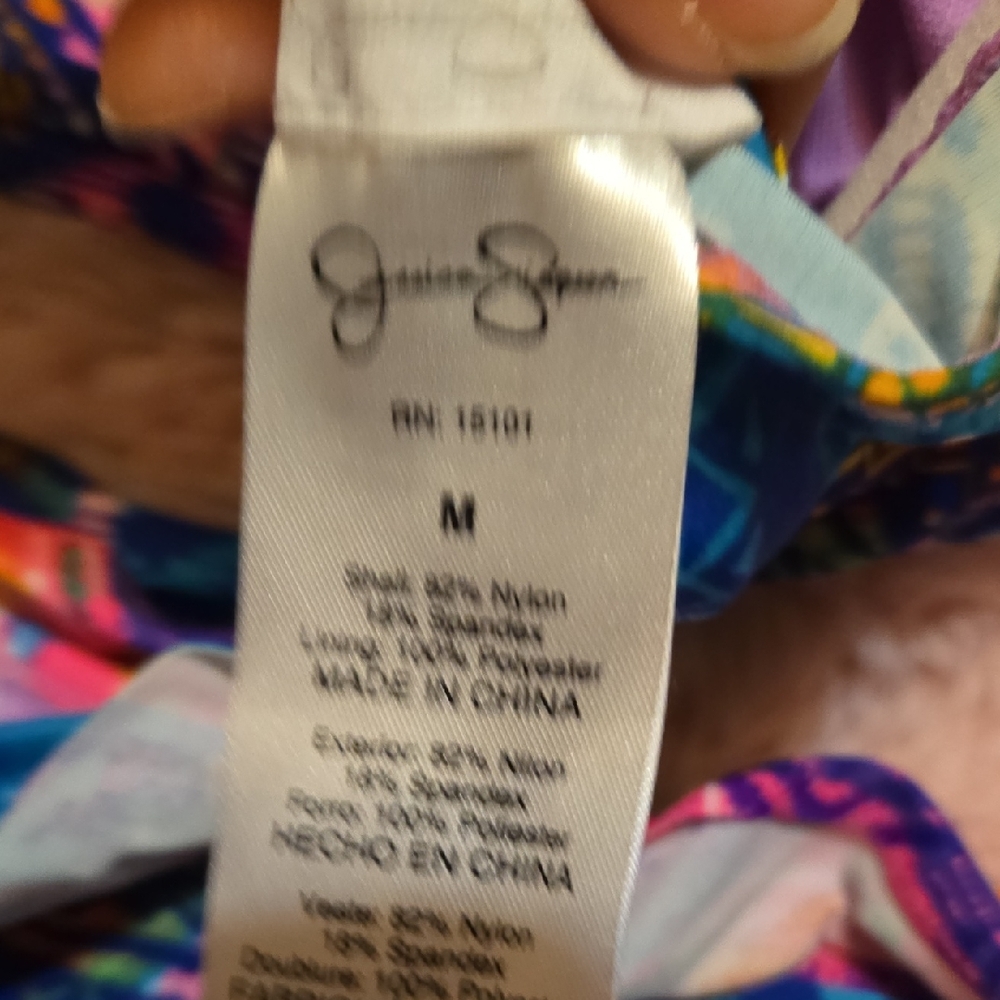 Jessica Simpson Multicolor Ruffle Bikini - Picture 4 of 7